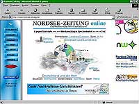 Startseite der Nordsee-Zeitung